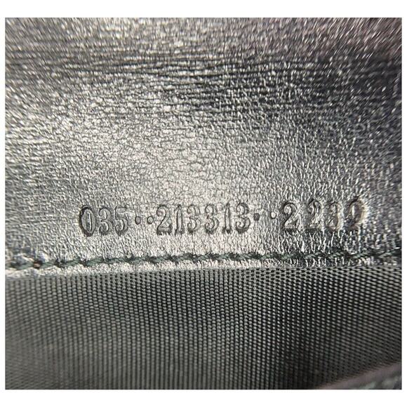 Authentic Gucci Black Leather Wallet Purse Gold Double G Hardware - Picture 11 of 11